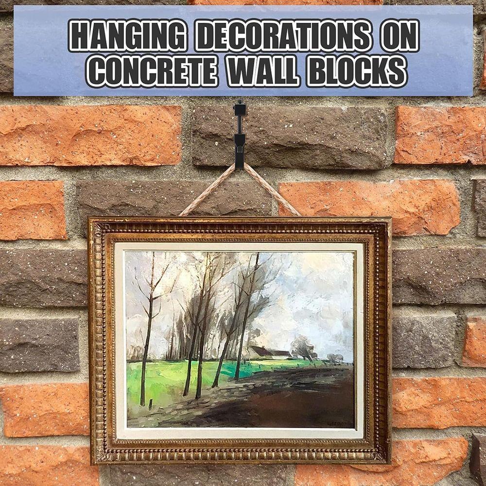 Adjustable Brick Hook Clips Heavy Duty Brick Hooks Clamp Accessories Brick Wall Clips