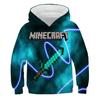 2025 Новые детские толстовки с капюшоном Minecraft Pop T Kawaii Zombie Cartoon Топы Одежда для мальчиков и девочек 4 5 6 7 8 9-14 лет
