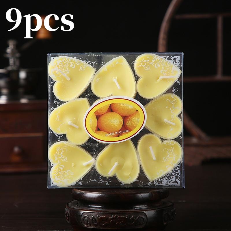 9/18 шт. свечей в форме сердца, ароматерапевтические свечи для Дня святого Валентина, признания, дня рождения, свадьбы, подарка, домашнего декора стола для вечеринки