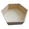 Hexagonal Wooden Shelf 36 X 31 X 10 Cm