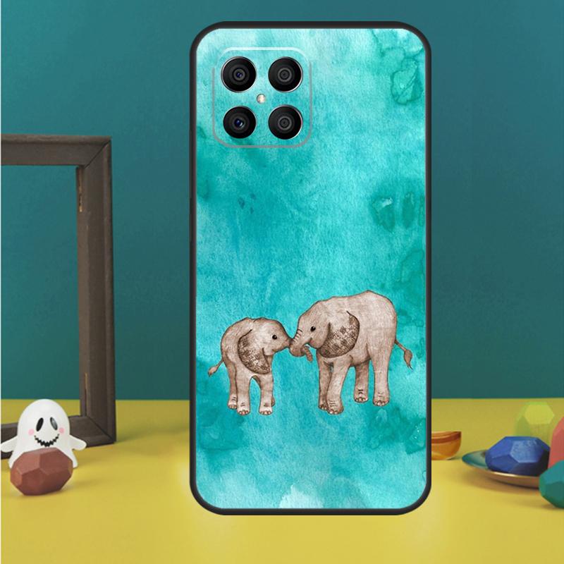 Чехол для слоненка для Honor X9a X8a X8b X9b X9c X8 X9 50 70 90 Lite Honor 200 Lite Magic 7 5 6 Pro Чехол