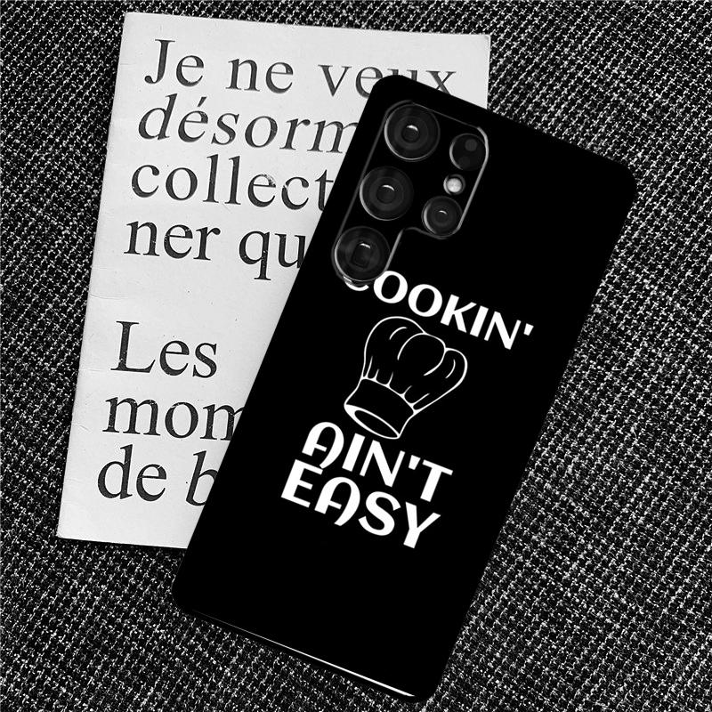 Кейс для выпечки, кулинарии, шеф-повара Для Samsung Galaxy S25 Ultra S20 S21 S22 S23 S24 Ultra S9 S10 Plus S25 FE Задняя крышка