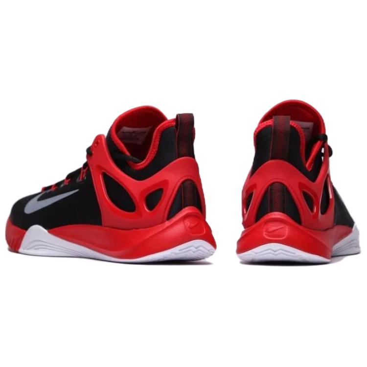Nike Hyperrev 2015 Нескользящие Износостойкие Низкие Баскетбольные Кроссовки Мужские Черно-Красные 705370-006