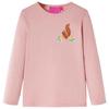 Kids' Long-sleeved T-shirt Light Pink 92/104/116/128/140