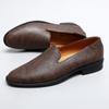 Модные мужские повседневные туфли из натуральной кожи с острым носком, мужские лоферы, дышащая офисная обувь, мужские дизайнерские слипоны для вождения, мокасины