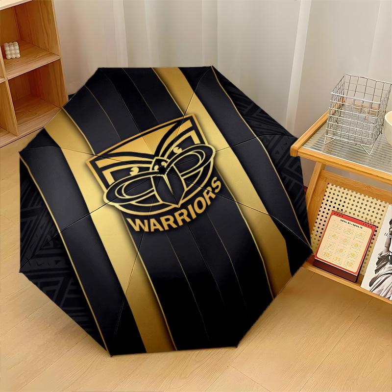 Wigan Warriors Принт Авто 8?Складной зонт с ребрами, ветрозащитный, легкий, автоматический, для ежедневных поездок