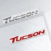 Car Styling For Tucson IX35 4X4 Hybrid N Line Logo Metal 3D Letter Rear Trunk Decals Emblem Badge Decor Accessories