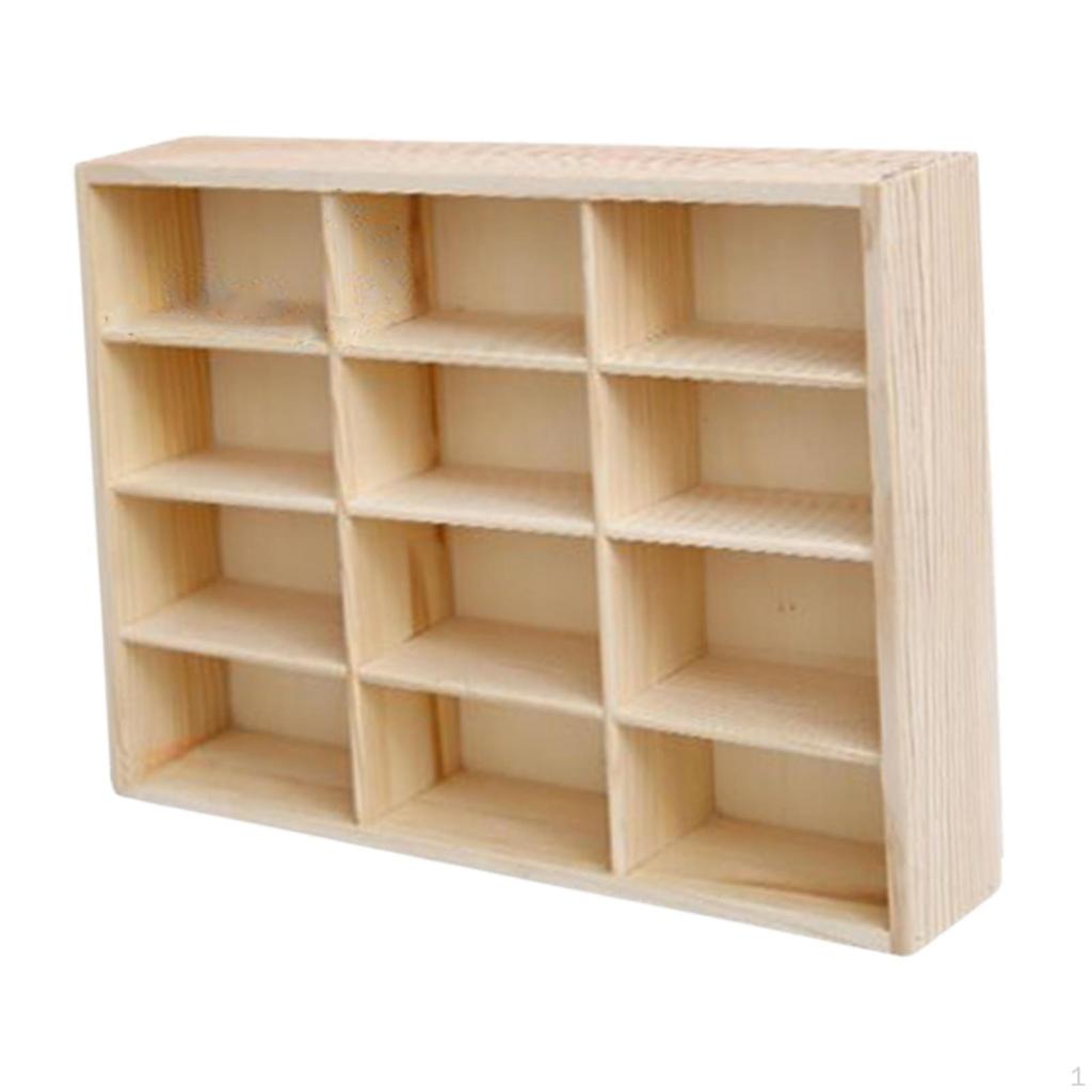 Деревянный разделитель для хранения, дисплей, настольная настенная полка для игрушечных машин