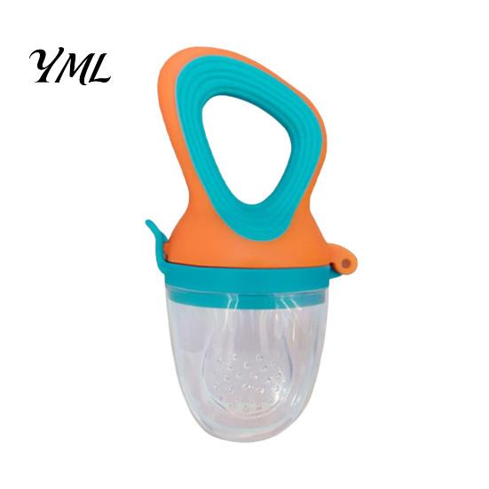 Baby Teething Relief Tool Silicone Fruit Feeder Pacifier, Self Feeding And Pacifier Toy, Easy to Hold Seamless Odorless Toddler Nibbler Eating