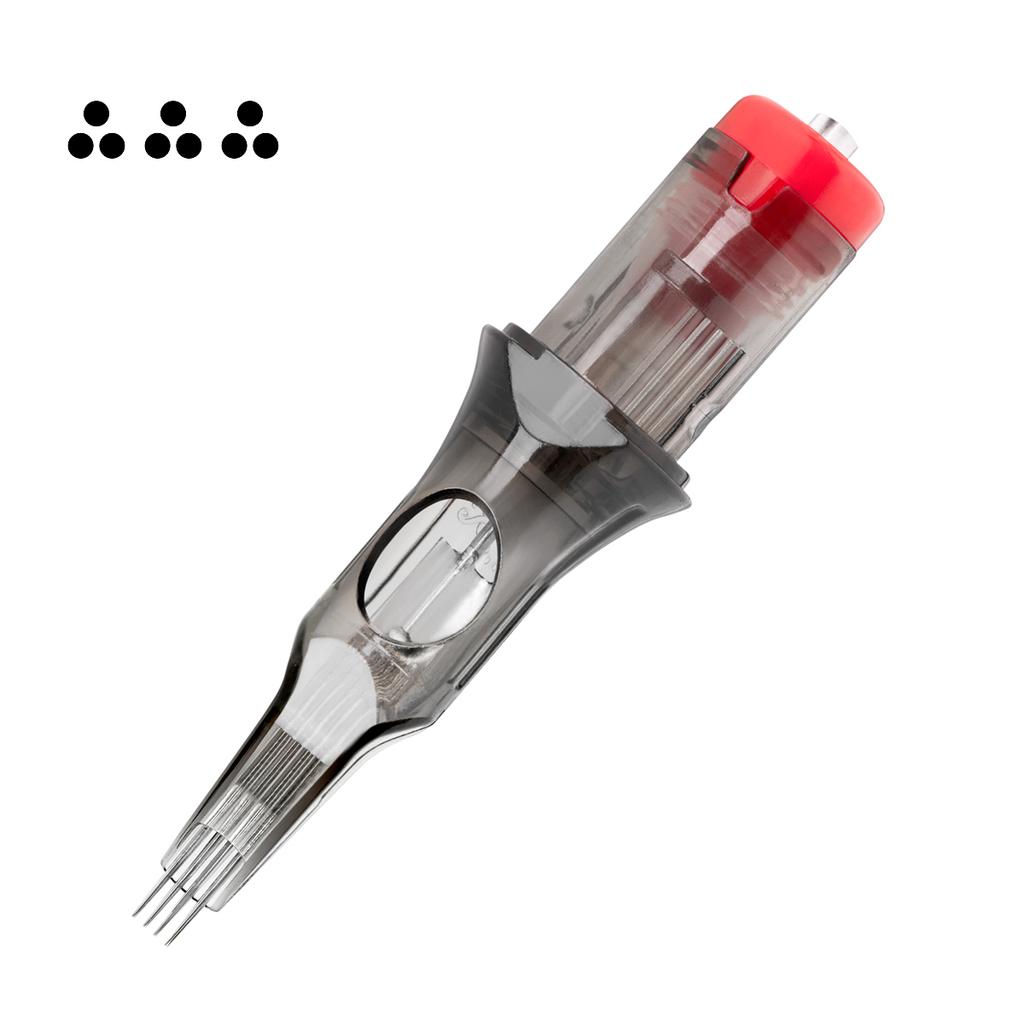 Cartridge Do Tatuażu El Cartel V2 - 3 Inrow 0.35 3Rlx Long Taper 10 Szt.