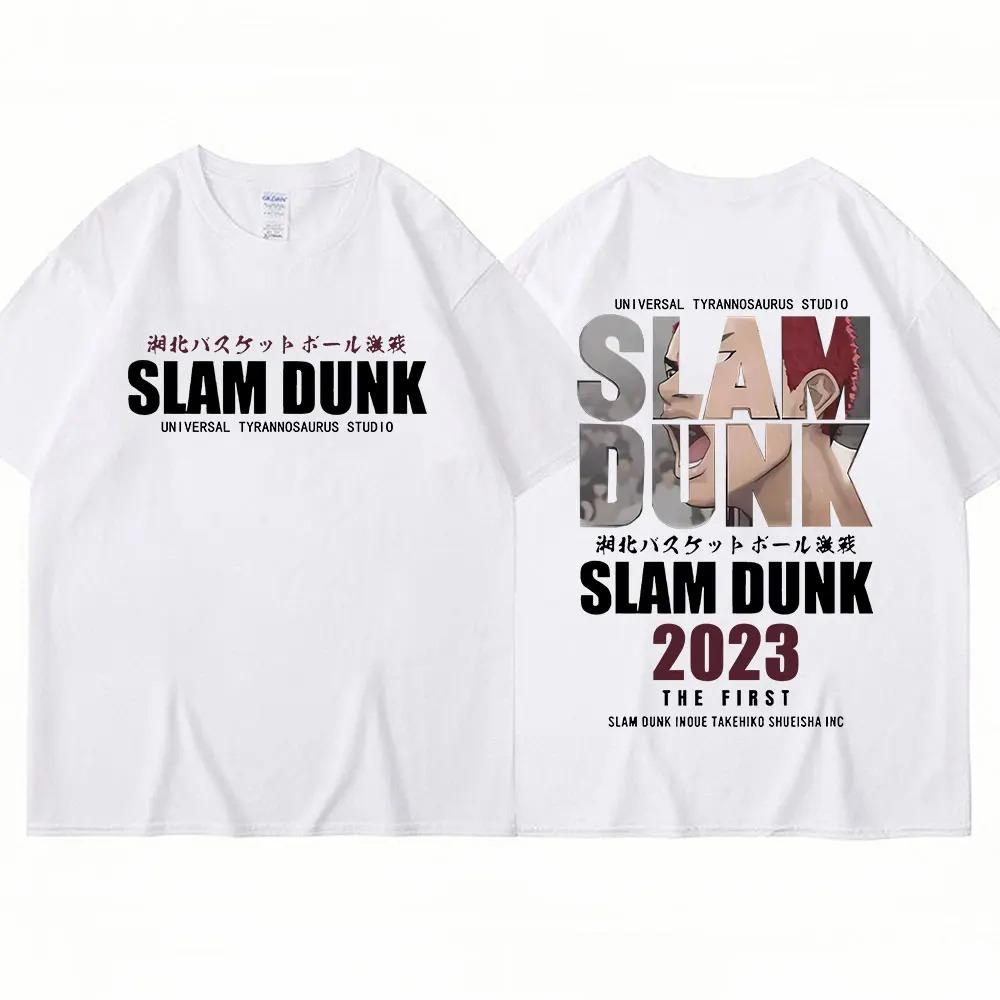 Новая футболка Футболка Slam Dunk Футболка Аниме Ryota Miyagi Футболки унисекс Женская баскетбольная команда Короткий рукав Оверсайз Корейская уличная одежда