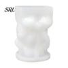 Ghost Shape Candle Mold Halloween Figurine Silicone Mold, Holding Skull Gnome Ornament Casting Crafting Molds DIY Easy Release Reusable Making