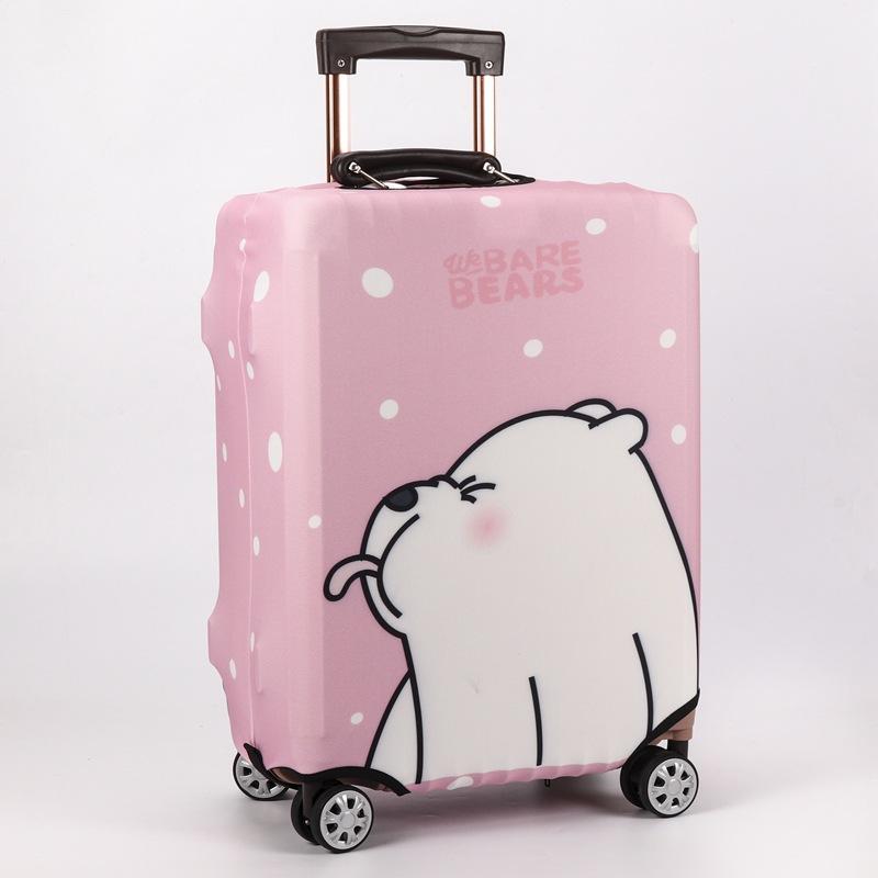 Elastic Cartoon Luggage Cover – Durable & Protective Travel Suitcase Cover for 19-30 Inch Luggage