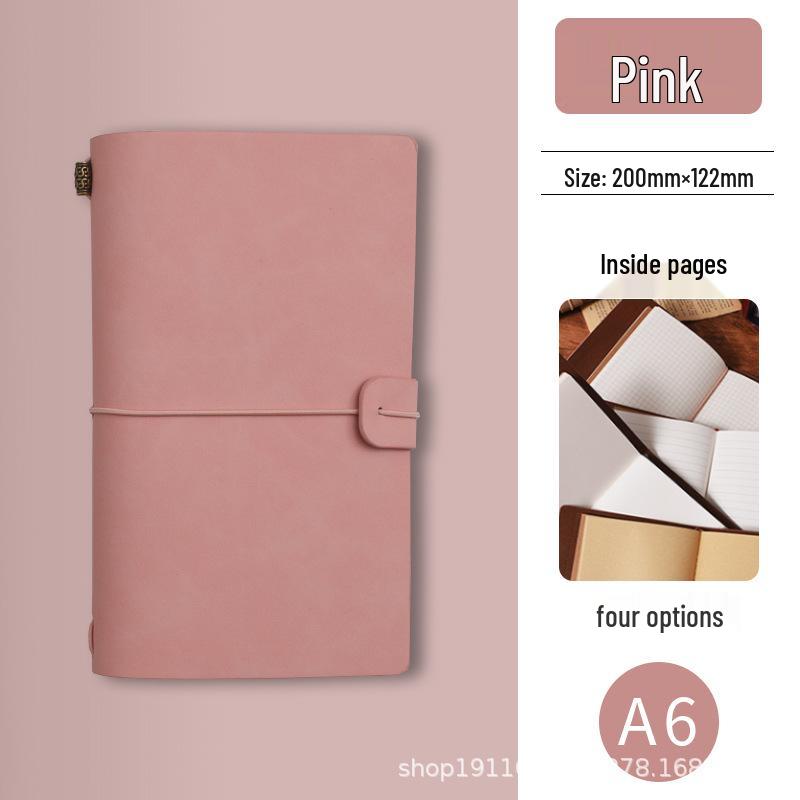 Винтажный дорожный журнал на разъемных листах - Мягкая обложка, Дневник-блокнот со штампованным переплетом