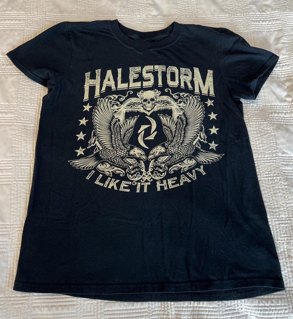 Halestorm I Like It Heavy US Tour Winter 2014 T-Shirt All Sizes