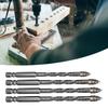 6/8/10/12mm Four Edge Saw Tooth Eccentric Drill Bit Serrated Eccentric Drill Bit Multifunction High Hardness Tool