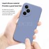Чехол для Honor 400 Pro Чехол из жидкого силикона Чехол для Honor 400 Pro Обычный резиновый защитный чехол из ТПУ Чехол для Honor 400 Pro
