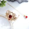 Headwear Crystal Zinc Zinc Alloy Pearl Hair Accessories Women Tiara Chinese Style Hair Crown Hanfu Ornament