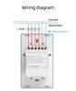 Touch Wall Switch Tuya Smart Home Wifi Switch US & EU Standard with Sliver and Gold Color Metal Bezel with Wifi /zigbee Version
