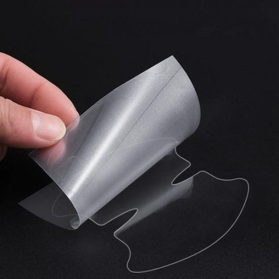 8PCS Clear Car Door Handle Bowl Protector Scuff Guard Anti Scratch For Volvo