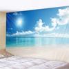 Blue Sky White Cloud Tapestry Wall Hanging Sunset Dusk Sunset Tapestry Background Cloth Bohemian Room Aesthetics Home Decoration