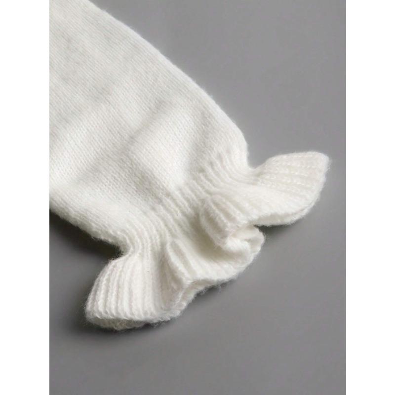 YYFS Women's Fashion Casual Fall Winter Solid Color Print Long Sleeve V-Neck Sweaters