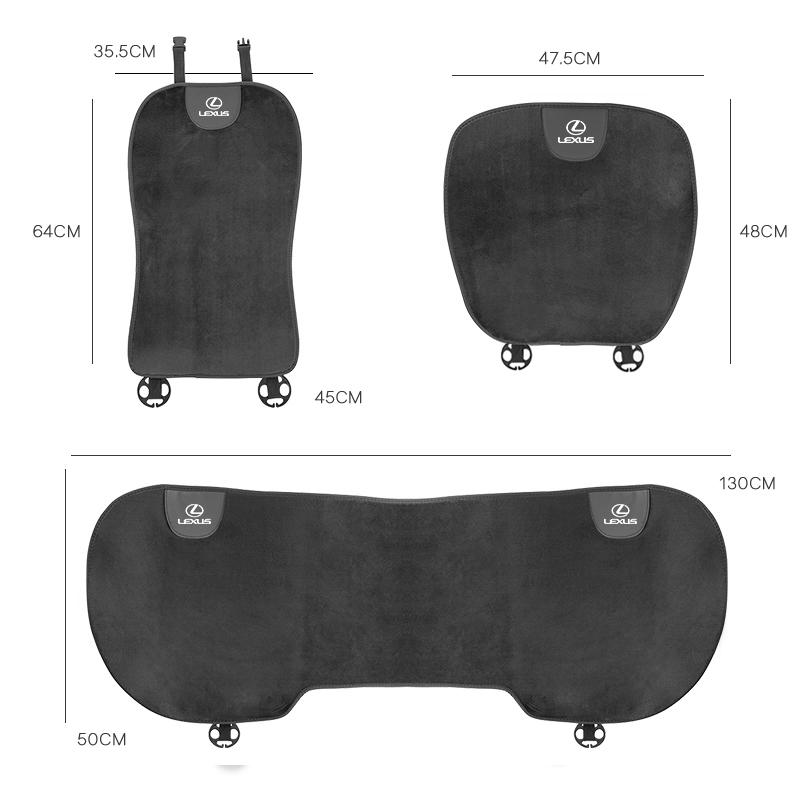 Lexus Car Plush Seat Cushion Seat Covers Backrest Mat Warmth For Lexus F SPORT ES RX NX LS UX LM LX GX LC RZ CT GS RC HS SC LBXRB7