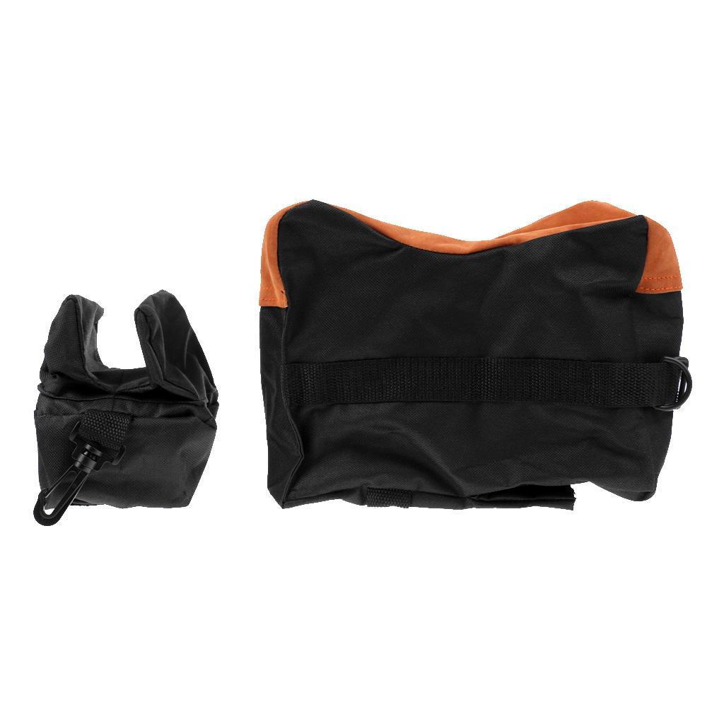 Unfilled Hunting Sand Bag Set Front Rear Bench Rest Bag