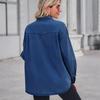 Solid Casual Loose Denim Shirts for Women 2023 Autumn Vintage Women's Oversized Shirts and Blouses Fashion Youth Female Tops