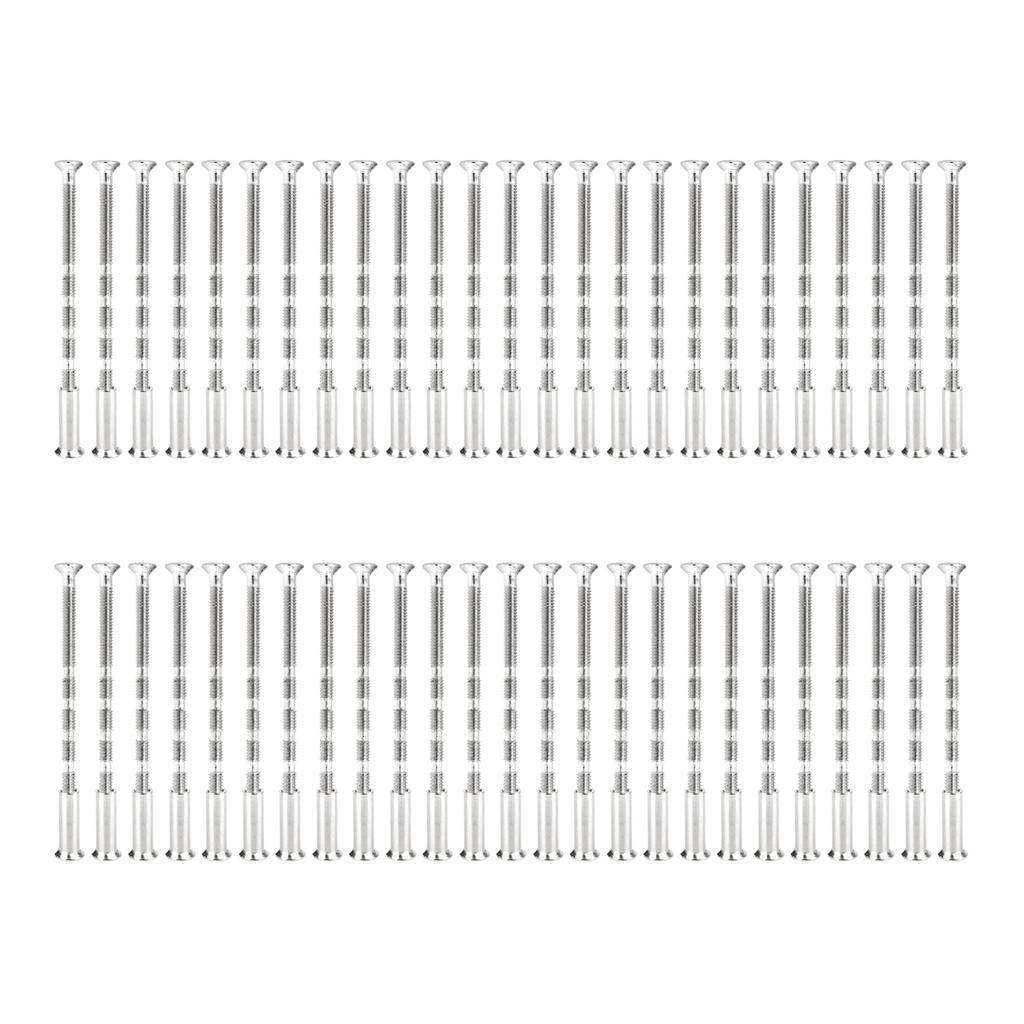 Комплект из 50 винтов для дверных ручек, крепежные элементы для дверных ручек, розетки, ручки, дверные замки и накладки