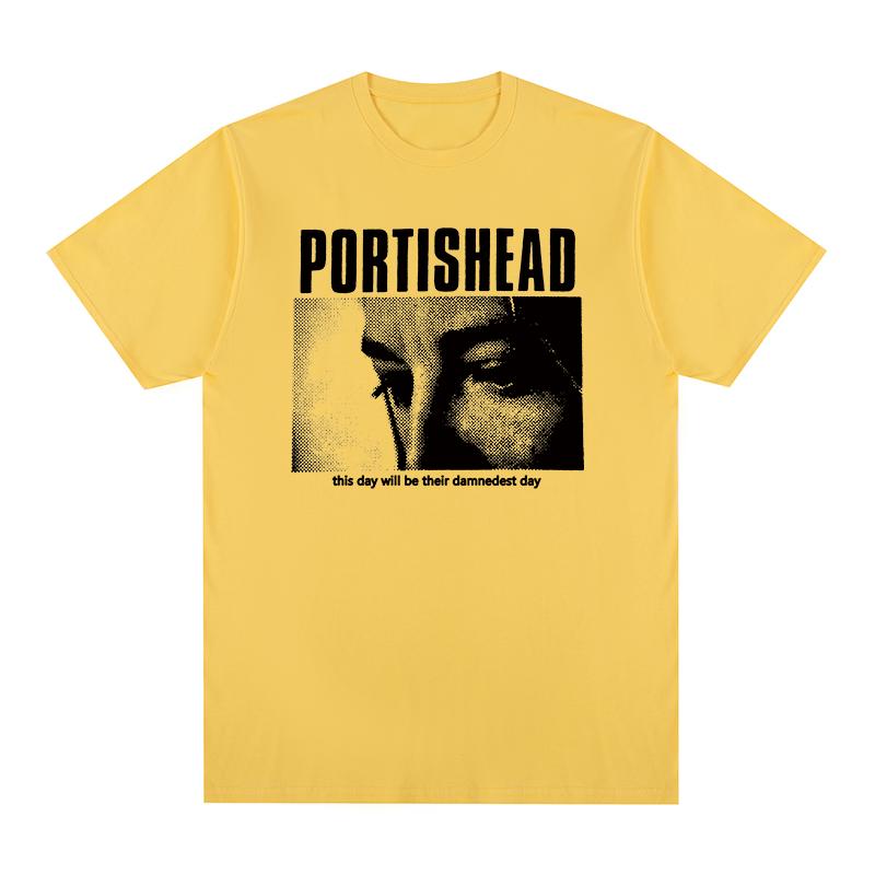 Винтажная футболка Portishead, даунтемпо, трип-хоп, Dummy Bang Gang, Massive Attack, хлопковая мужская футболка, новая футболка, женская футболка.
