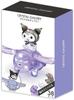Hanayama 3D Jigsaw Crystal Gallery Sanrio Kuromi Figure Interior Decor Ages (HANAYAMA) [Transparent Puzzle] Crystal-Like 7+