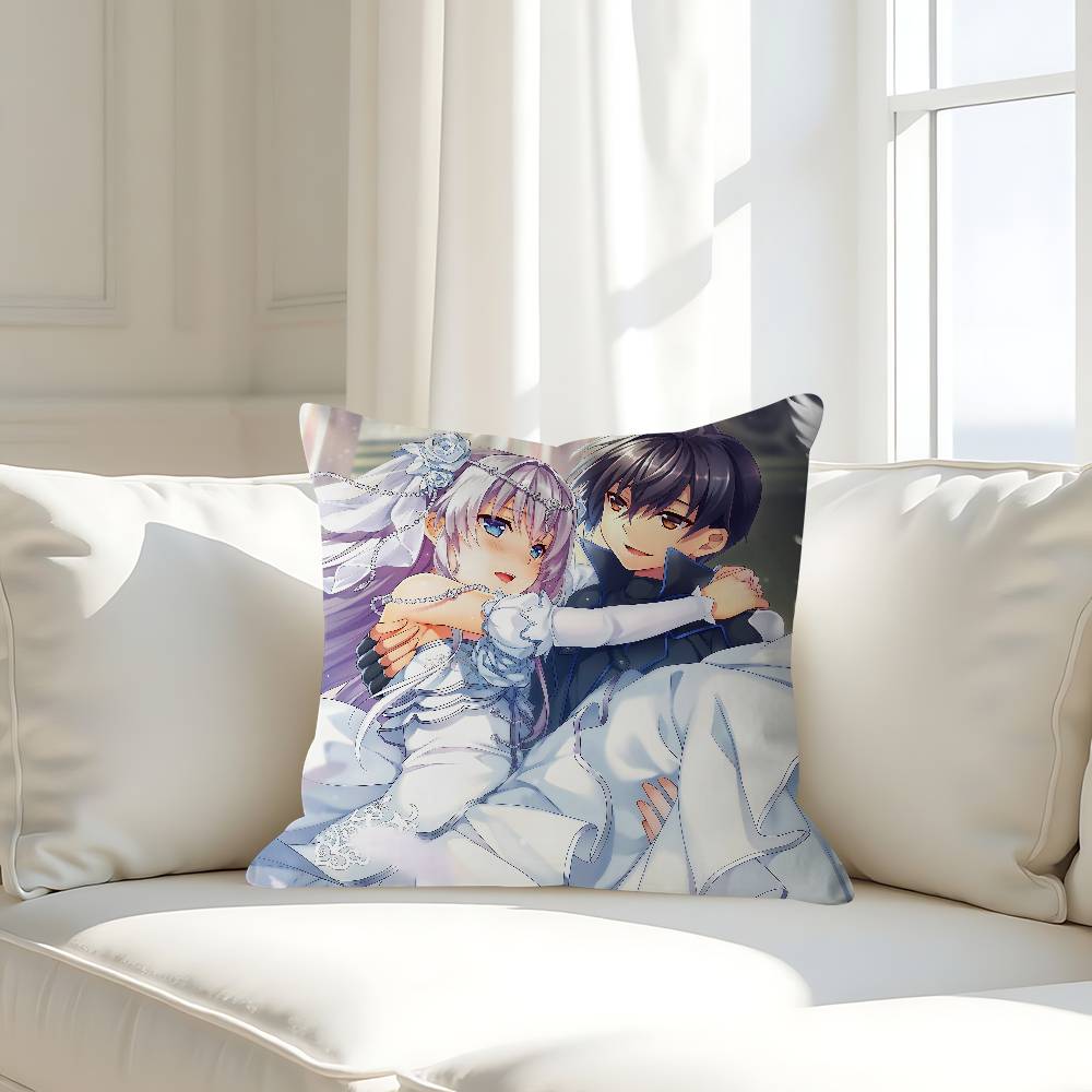 Seirei Gensouki Хроники Духов Наволочка Съемная Моющаяся Наволочка – Всесезонный Мягкий Лен