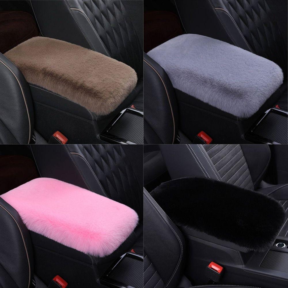 Tissue Storage Car Armrest Mat Plush Console Arm Rest Protection High Quality Car Armrest Box Pad