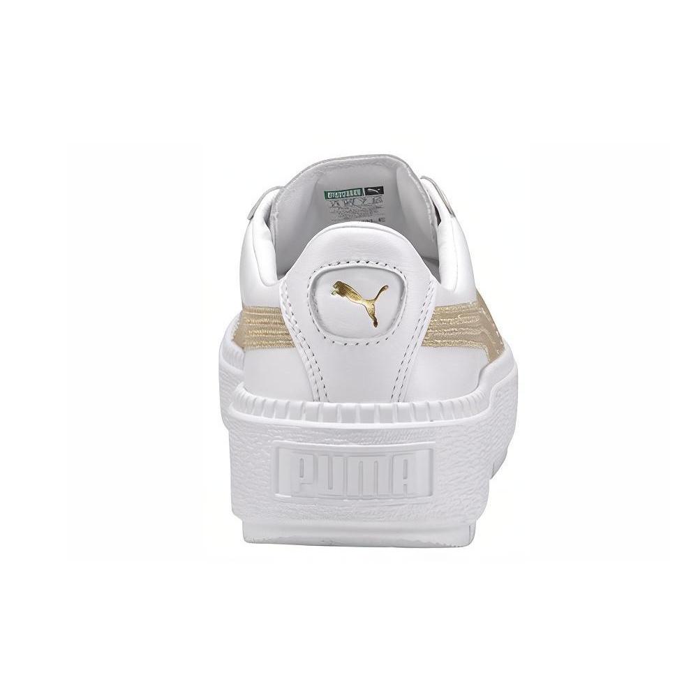 (WMNS) PUMA Platform Trace 'White Varsity' Women's 367728-02