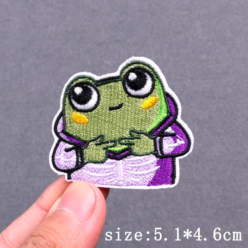 Cartoon Animal Patch Iron On Patches For Clothing Thermoadhesive Patches On Clothes Hip Hop Embroidery Patch For Clothes Badges
