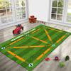 Футбольный коврик для тренировки шагов, нескользящий, с низким уровнем шума, коврик для системы тренировок футбола, коврик для тренировки ловкости шагов для тренировки дриблинга дома