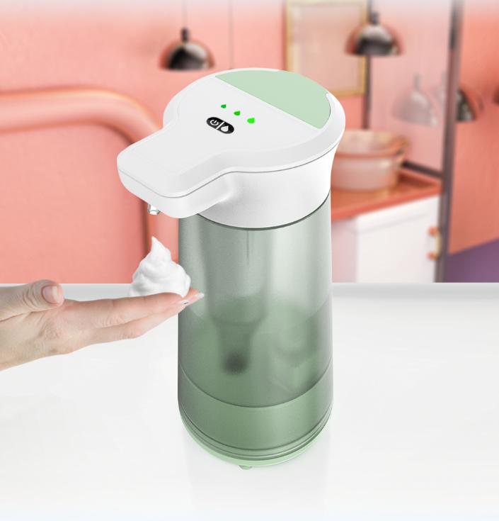Pump Bottle Automatic Touchless ABS Foam Soap Dispenser with Sensor Smart 280ml Hotel & Toilet Use 1 Year Warranty Modern Design