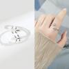 Высококачественное отличительное с персонализированным блестящим и блестящим кольцом Женское персонализированное вращающееся и регулируемое украшение для руки Модные тенденции на палец