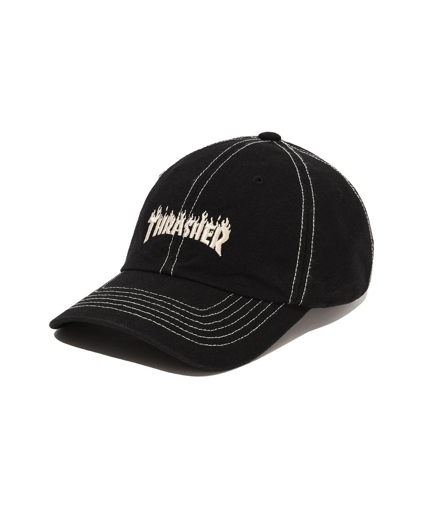 Treasure Flame Stitch Logo Ball Cap Black