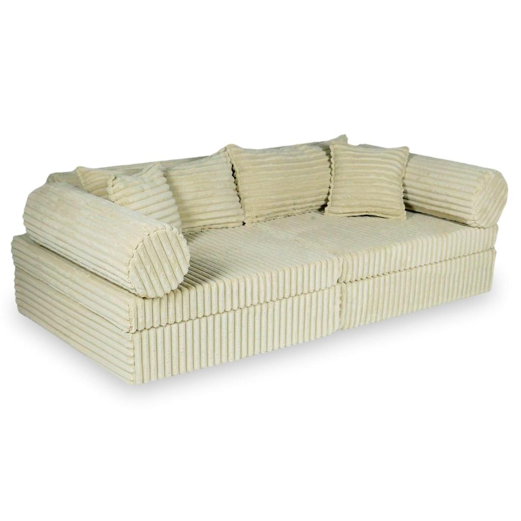 Montessori Premium Waffle Caramel Play Sofa