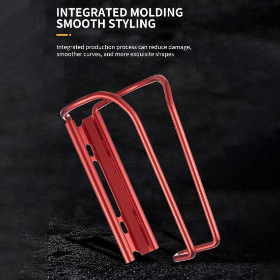 Bike Bottle Holder Aluminum Alloy Bicycle Kettle Cage Rustproof Easy To Install Universal Road Mountain Bike Water Bottle Rack