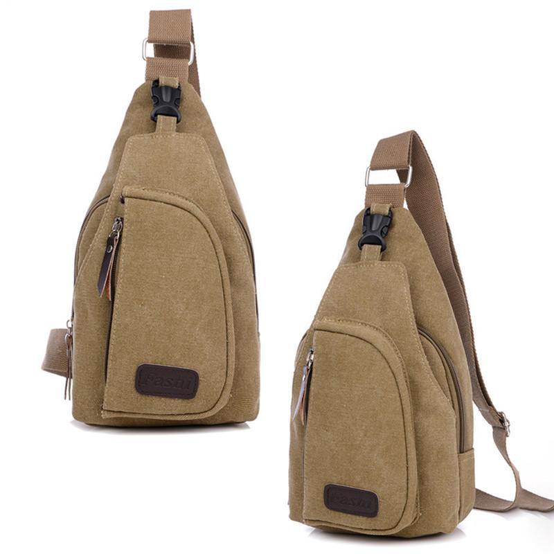 Mens Canvas Outdoor Travel Military Messenger Satchel Crossbody Shoulders Bag Backpacks