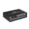 USB Audio Interface for Recording Professional Sound Card with 48V Phantom Power LoopBack USB