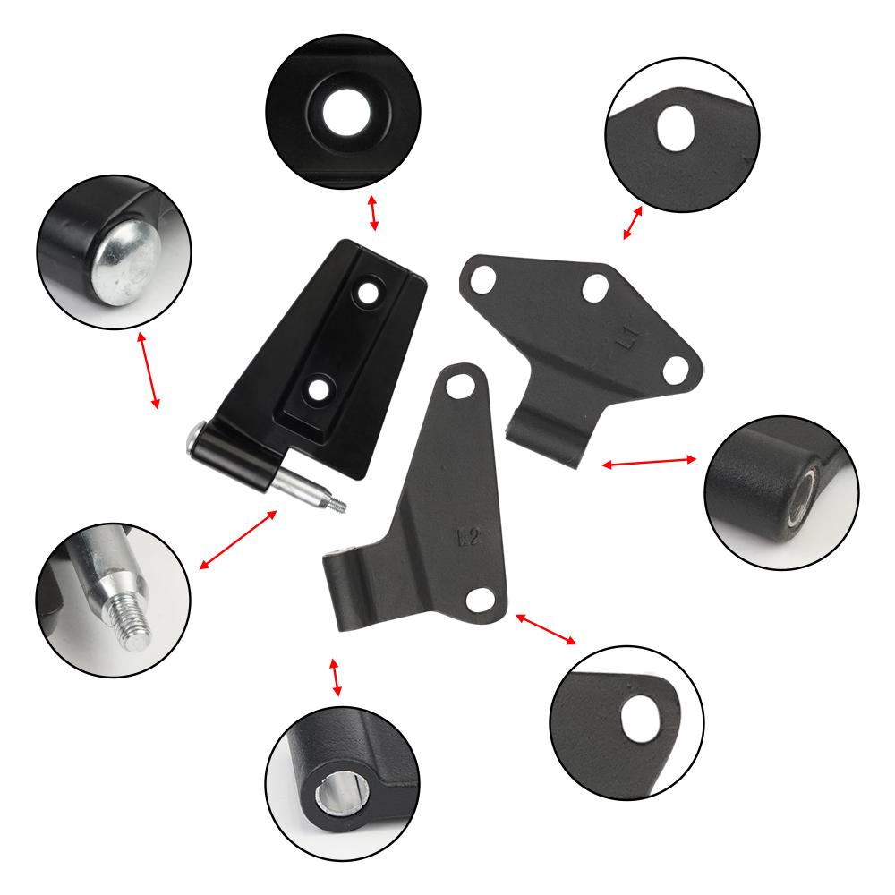 55395386AB 4 дверных шарнирных узла комплекты заменить 55395387AB 55395385AC 55395384AC для 2007-2018 Jeep JK Wrangler внутри и снаружи