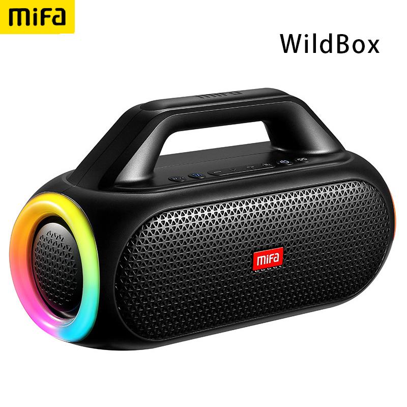 Bluetooth-динамик mifa WildBox 60 Вт, Bluetooth 5,3, беспроводные громкоговорители, громкие с технологией BassUp, IPX7, водонепроницаемый динамик для кемпинга