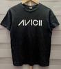 Винтажная футболка с логотипом Avicii Классическая черная Хлопковая коллекция Футболка для любителя музыки