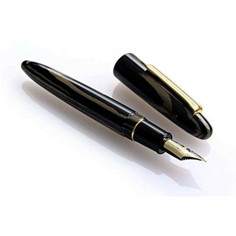 Sailor KOP Fountain Pen King Profit Ebonite Black Broad Nib 11-7002-620