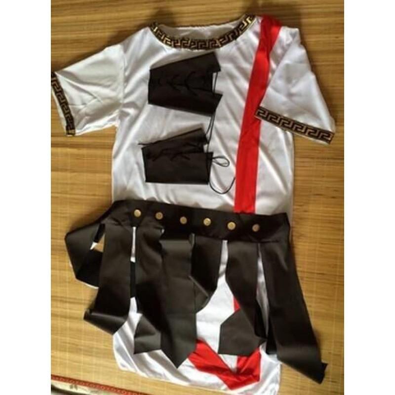 Поразительный костюм римского гладиатора для взрослых мужчин, отличающийся насыщенным цветом и удобной посадкой для всех сезонов.