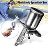 K-3 HVLP Air Spray Sprayer Paint Gun Tool 0.5mm Tips Nozzle 200ml MetalCan